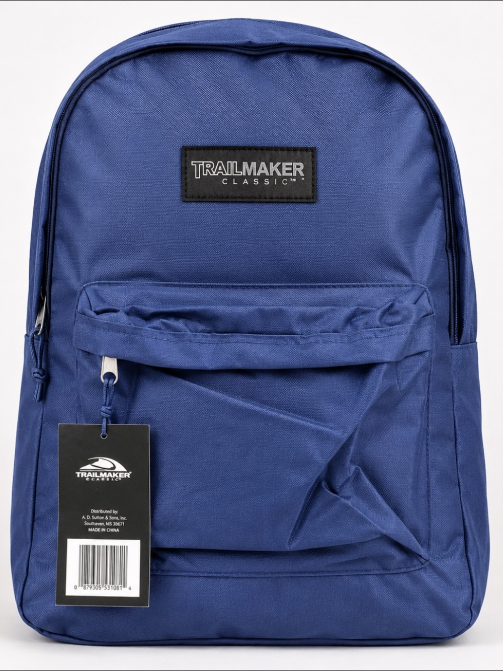 NWT Trailmaker Lightweight Classic Backpack Bookbag Blue